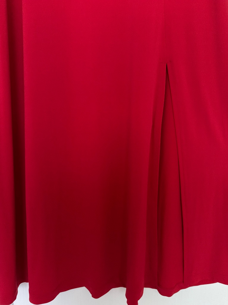 New York & Company Red Maxi Skirt Size Medium Nwt — image 2 of 5